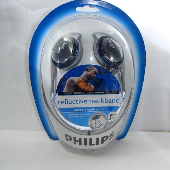 Philips - Reflective Neckband Headphones Model:HS520 - Picture 1 of 5